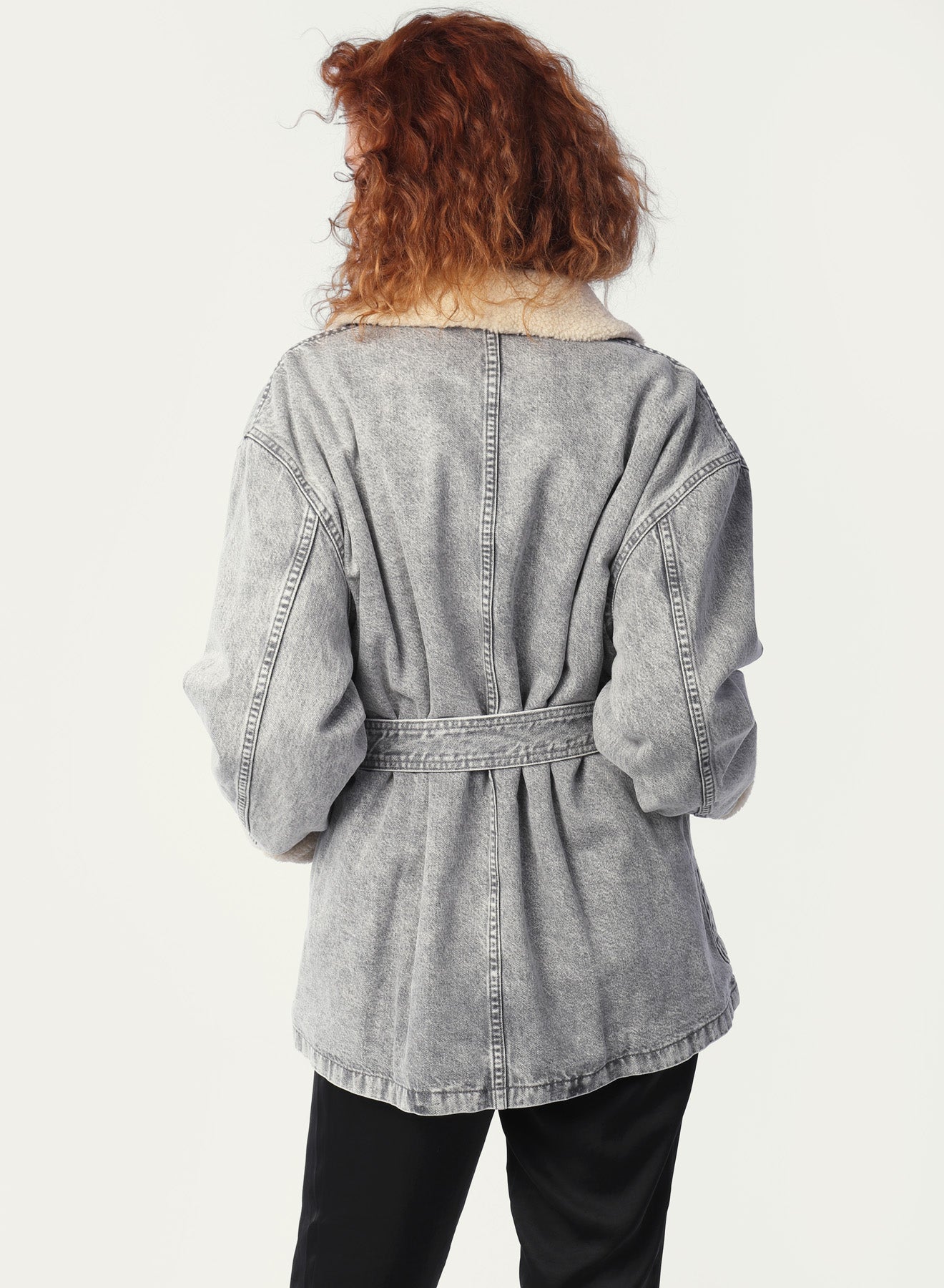 West Denim Sherpa Jacket