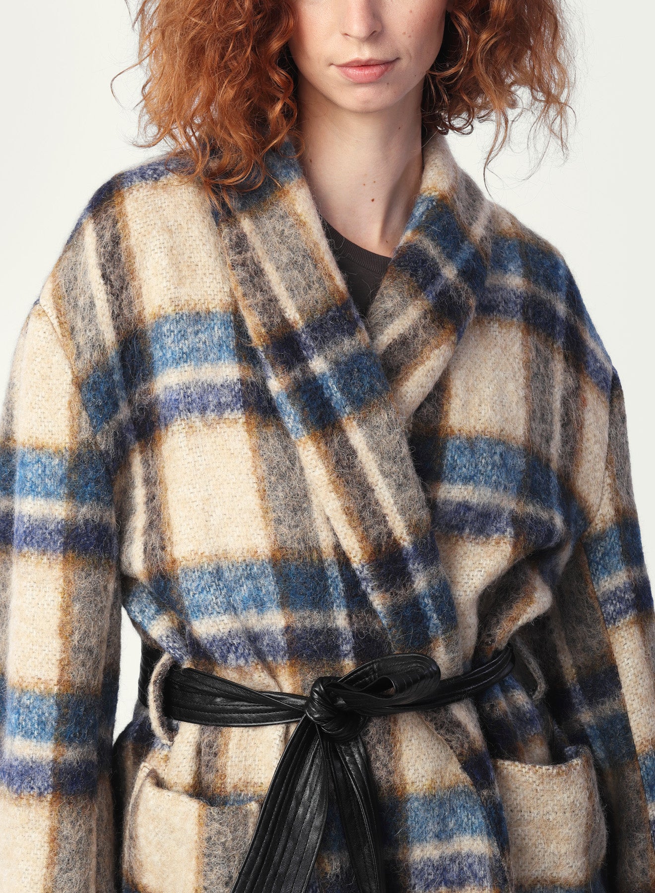 West Wool Check Jacket