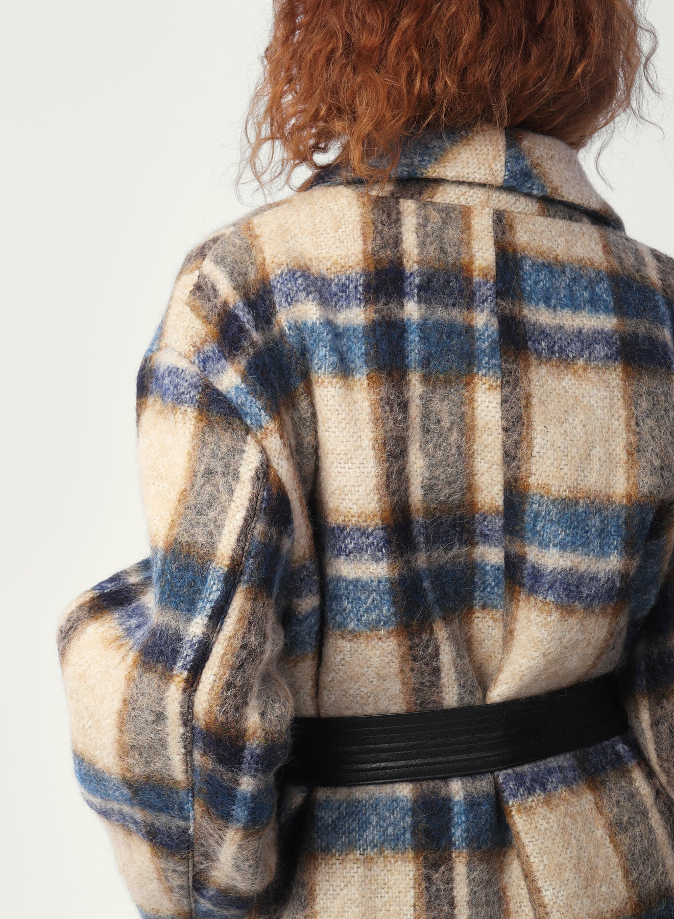 West Wool Check Jacket